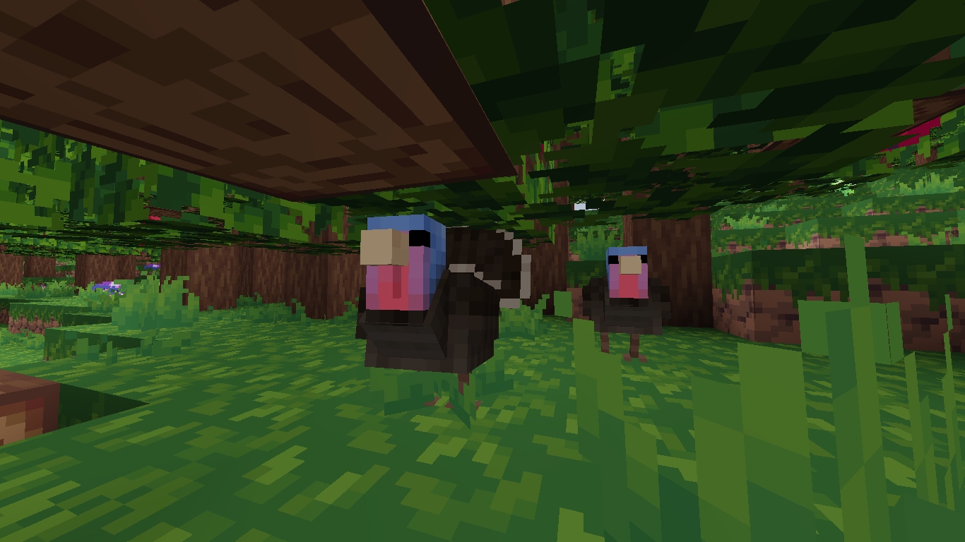Animalia mod running in Luanti